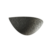 настенный светильник полукруглый серый