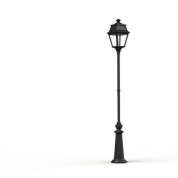 уличный фонарный столб с плафоном в ретро-стиле на прямой опоре