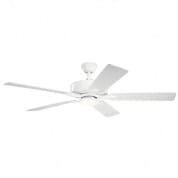 52" Basics Pro Designer Fan Matte White люстра-вентилятор 330019MWH Kichler