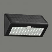 ACB Iluminacion Настенный светильник Solar 16/2020 Черный, LED 1& 215;6.6W 6000K 600lm, IP64I, Solar, Встроенный аккумулятор, Датчик присутствия, Встроенный LED