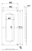 Монтажная пластина Kreon Side 40 x 200 KR732413