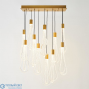 Layered Raindrop Chandelier Global Views люстра