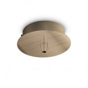 249261 ROSONE METALLO 1 LUCE OTTONE BRUNITO  латунь