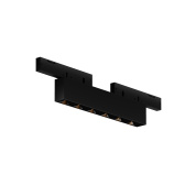 трековый прожектор черного цвета с горизонтальным корпусом