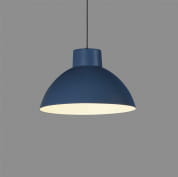 ACB Iluminacion Krabi-L 3910/39 Подвесной светильник Brilliant Blue/Oyster White, LED E27 1x15W