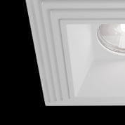 Встраиваемый светильник Gyps modern Maytoni белый DL005-1-01-W