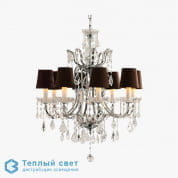 5 Light Cut Crystal with cut glass cups люстра Bella Figura crystal  with cut crystal cups1