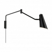 Noa wall lamp long Dyberg Larsen настенный светильник черный 7165