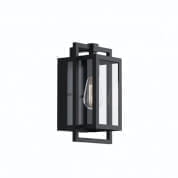 Goson 12" 1 Light Wall Light with Clear Glass Black уличный настенный светильник 59085BK Kichler