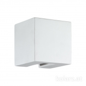 Kolarz Cube A1343.61.1 настенный светильник белый ширина 11cm высота 11cm 1 лампа g9