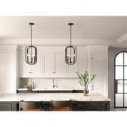 Ettore 14" 3 Light Pendant Black подвесной светильник 82357 Kichler