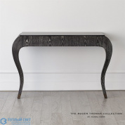 Paris Wall Console-Black Cerused Oak Global Views консольный стол