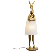 56129 Floor Lamp Animal Rabbit Gold/White 150cm Kare design торшер