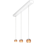 подвесной светильник с янтарными стеклянными плафонами