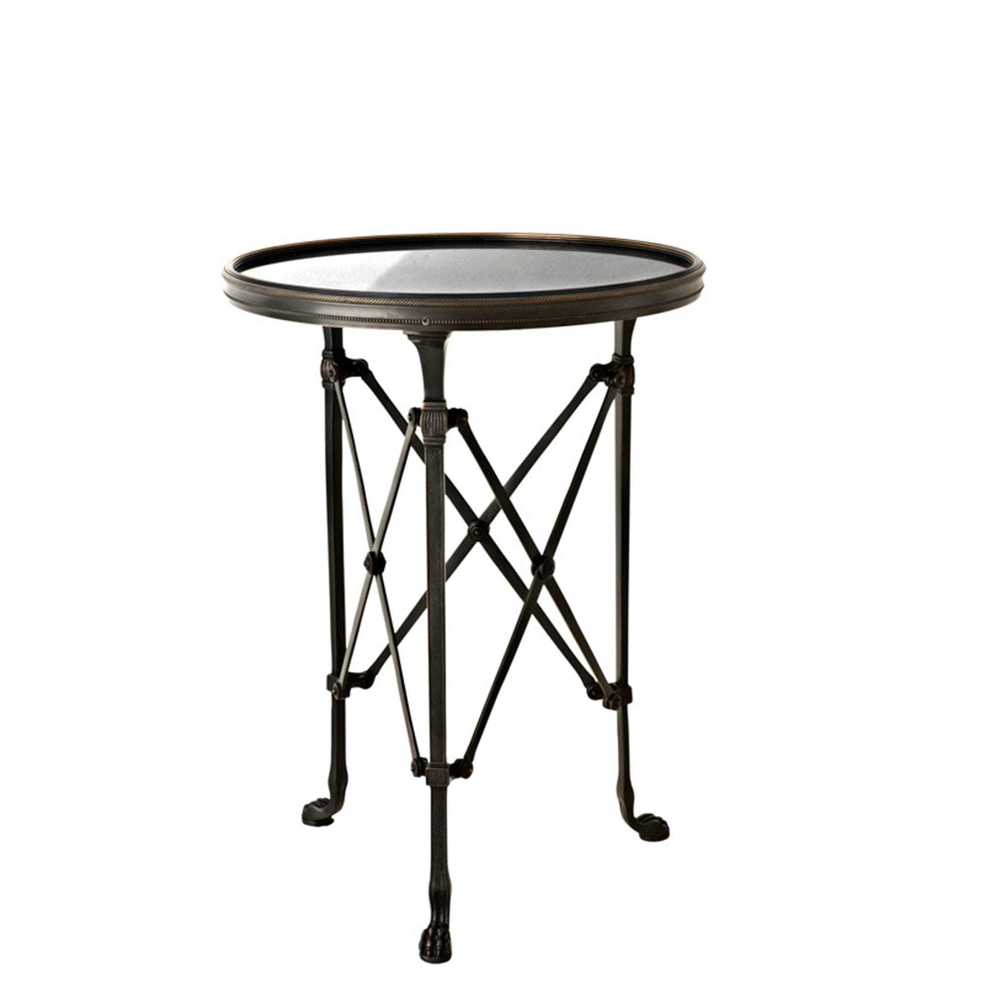 109243 Side Table St Etienne gunmetal bronze Ø42 SIDE ...