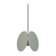 подвесной светильник с двойным корпусом и матовым рассеивателем