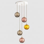 Pick-n-Mix Ball Standard - Diamond, Warm, 5 Drop Cluster подвесной светильник, Rothschild & Bickers