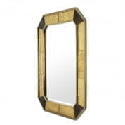 111066 Mirror Perugia vintage brass finish зеркало Eichholtz