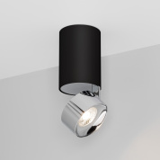 040380 Arlight Светильник SP-PLURIO-SURFACE-LONG-R77-9W Day4000 (BK-CHR, 36 deg, 230V)
