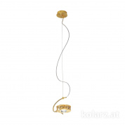 Kolarz Infinity 5030.30130.000/al99 подвесной светильник золото 24 карата ø24cm высота 20cm макс. высота 190cm 1 лампа g9