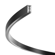 изогнутый шинопровод черный для магнитной трековой системы Flarity