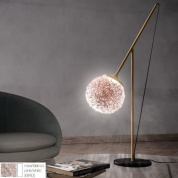 CRISTGLOB-LPBIRO Icone Cristalglob LAMPADA TAVOLO 9W 3000K BIANCO- SFERA ROSA Настольная лампа