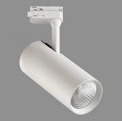 ACB Iluminacion Isquia 4117/9 Трековый светильник Текстурированный белый, LED COB 1x27W 3000K 2625lm, CRI-95,CL.I, регулируемый, универсальный трехфазный