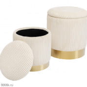 86512 Табурет Cherry Storage Cord Creme (2 шт.) Kare Design