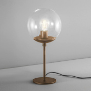 Metal Lux Global TL M настольный светильник с шаровым рассеивателем коричневый; бронза 262.230.04