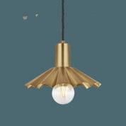 Sleek Umbrella Pendant - 8 Inch - Brass подвесной светильник Industville SL-UP8-B