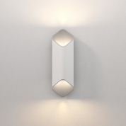 настенный светильник шестиугольной формы белый с серебром