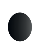 накладной светильник с круглым плафоном черного цвета