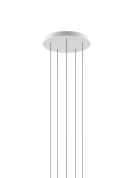 основание на пять подвесных светильников белого цвета