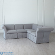 Slipper Chair Section-Muslin-1 pc Global Views диван