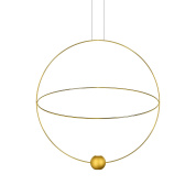 подвесной светильник с золотыми элементами