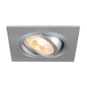 1007379 SLV NEW TRIA® 75 SQUARE светильник встраиваемый для лампы LED GU10 10Вт макс., алюминий