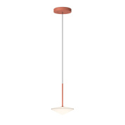 577437/1B Vibia Tempo подвесной светильник терракотового оттенка цилиндрической формы