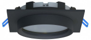 4673-1U Favourite Umbra встраиваемый потолочный светильник с черным ободком IP44