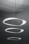 Diadema Icone Трёхрожковый подвес Wavy, Round белый i-c-0556