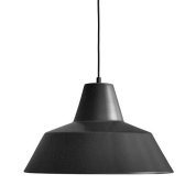 W4 002MB Vrkstedslampe Made By Hand Крупный подвесной светильник с матово-чёрным покрытием
