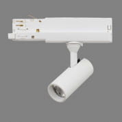 ACB Iluminacion Ronie 4118/4 Трековый светильник Textured White, LED COB 1x10W 3000K 690lm, CRI-95,CL.I, Регулируемый, Универсальный Трехфазный