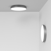 Rotaliana Venere W2 PL LED дизайнерский светильник круглой формы для стены и потолка графит 1VEW200020HL0