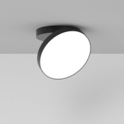 Rotaliana Venere W1 PL LED круглый светильник для стены или потолка матовый чёрный 1VEW100062HL0