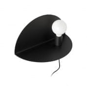 01004 Faro NIT Left black wall lamp настенный светильник матовый черный