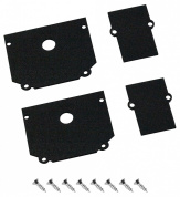комплект черных заглушек для однофазной трековой системы