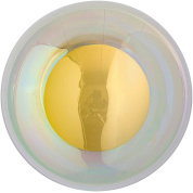 настенно-потолочный светильник с куполообразным плафоном хамелеонового оттенка с золотистым отражателем