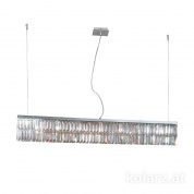 Kolarz Prisma 314.87.5 подвесной светильник хром ширина 120cm высота 20cm мин. высота 27cm макс. высота 250cm 7 ламп g9