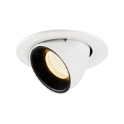 1005897 SLV NUMINOS® GIMBLE S DL светильник встраиваемый 250мА 8.6Вт с LED 3000K, 690лм, 40°, белый/черный