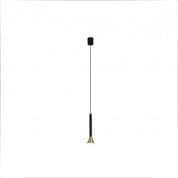 64223 DANKA LED Satin gold pendant lamp подвесной светильник Faro barcelona