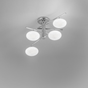 Metal Lux Dolce PL 4L H36 современный потолочный светильник с четырьмя лампами белый; хром 260.344.02